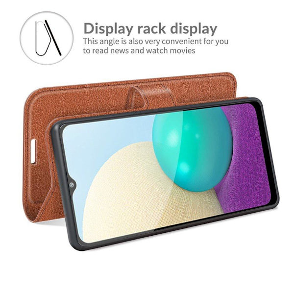 Classic Samsung Galaxy A02 fodral - Brun Brun