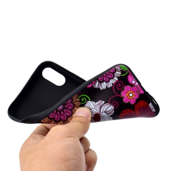iPhone Xs Max mobilskal silikon tryckmönster – Vackra blommor multifärg