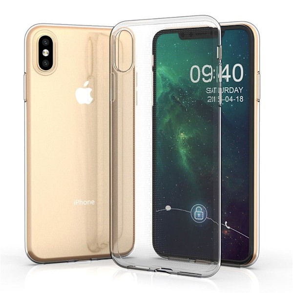 Ultrasmalt transparent fodral för iPhone Xs Max Transparent
