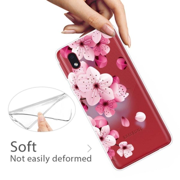 Deco Samsung Galaxy A01 Core kotelot - Kukka Pink