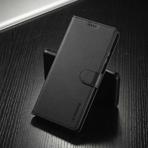 LC.IMEEKE Samsung Galaxy A03 flip case - Musta Black