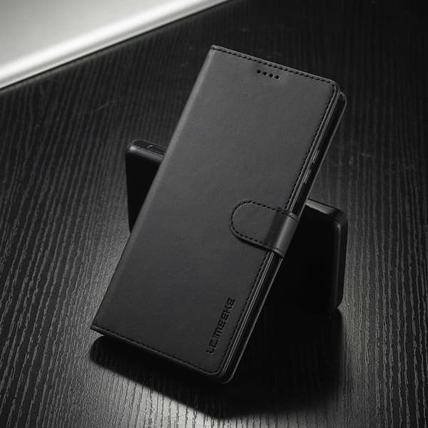 LC.IMEEKE Samsung Galaxy A03 flip etui - Svart Black