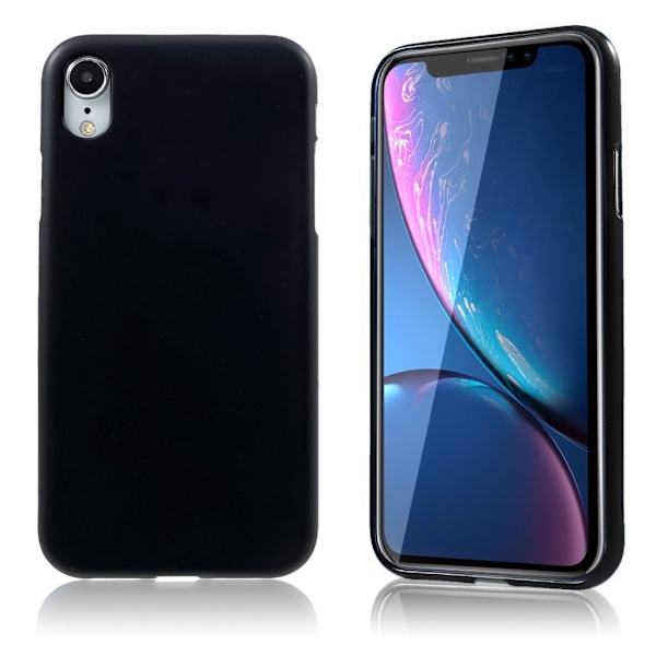 iPhone Xr dobbeltsidet mat etui - Sort Black