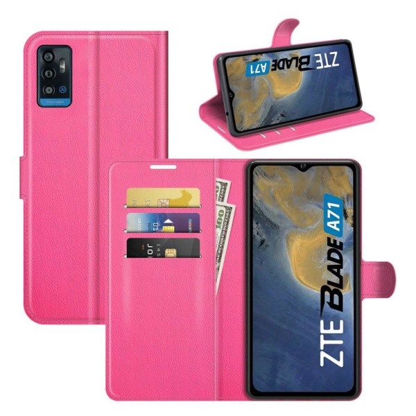 Classic ZTE Blade A71 Flip Etui - Rose Pink