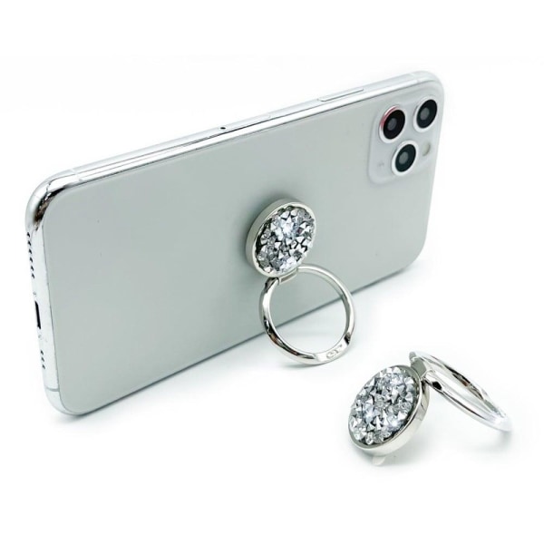 Universal rhinestone bling phone ring stand - Multi-color Multicolor