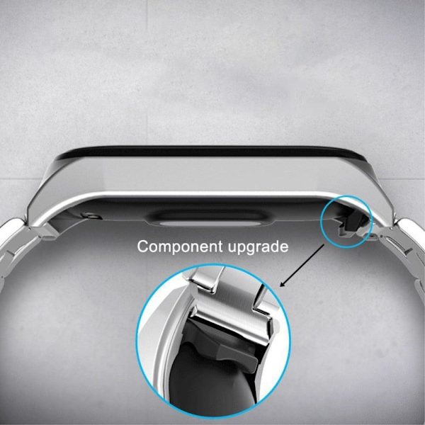 Xiaomi Mi Smart Band 4 / 3 klockarmband i rostfritt stål - Svart Svart