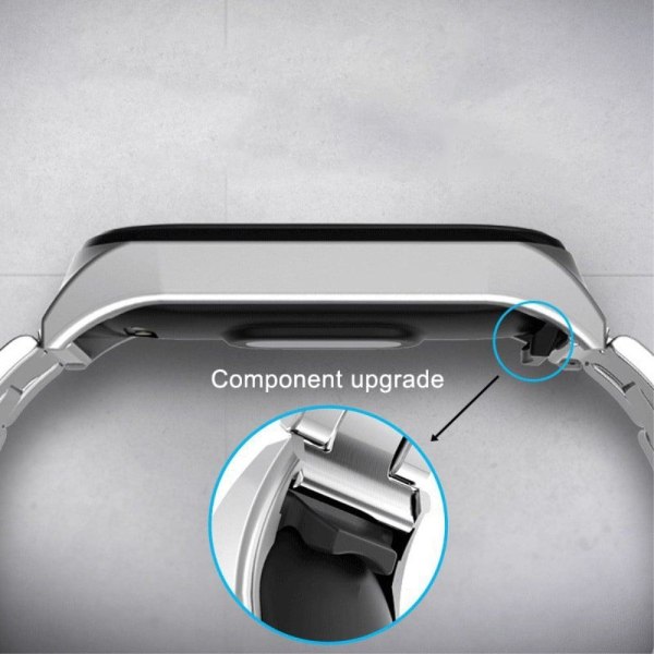 Xiaomi Mi Smart Band 4 / 3 urrem i rustfrit stål - Sort Black