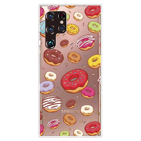 Deco Samsung Galaxy S22 Ultra Suojakotelo - Doughnut Multicolor