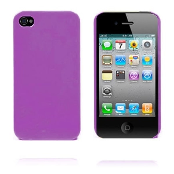 Candy Hard Shell (Keltainen) iPhone 4S Suojakuori Purple