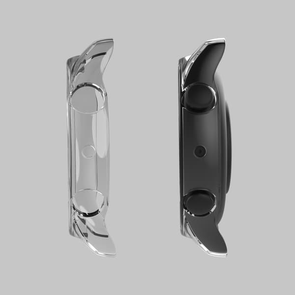 Amazfit GTR 3 / GTR 3 Pro hard cover + tempered glass screen protector - Transparent Transparent
