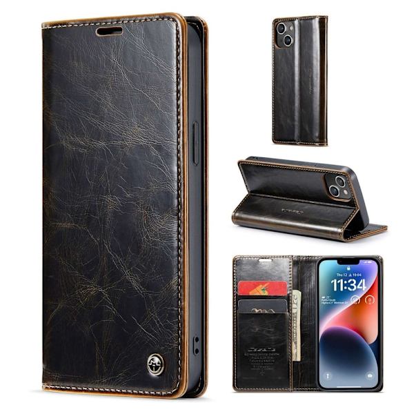 CaseMe iPhone 14 Plus Smooth Suojakotelo - Ruskea Brown
