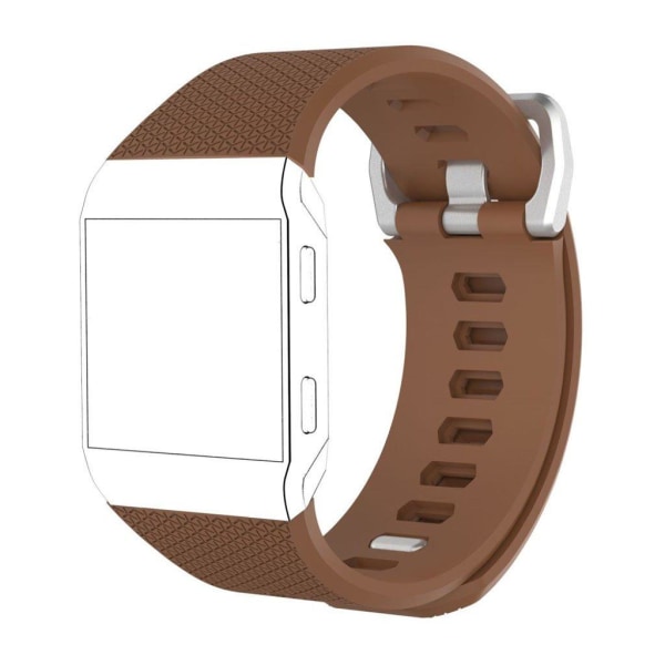 Fitbit Ionic erstatningsrem i silikone - Brun Brown