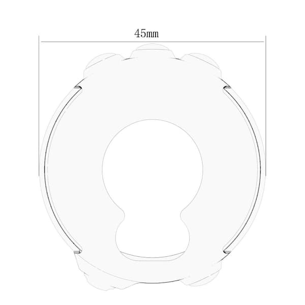 Garmin Fenix 5S / 5S Plus silikon deksel - Svart Black