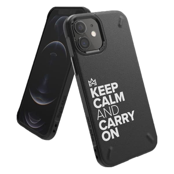 Ringke ONYX DESIGN - iPhone 12 mini - Pysy Rauhallisena Black
