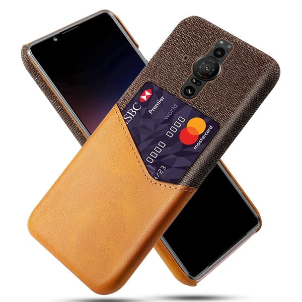 Bofink Sony Xperia Pro-I Kredittkort Deksel - Oransje Orange