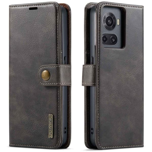 DG.Ming OnePlus 10r / Ace 2-in-1 Lommebok Etui - Grå Silver grey