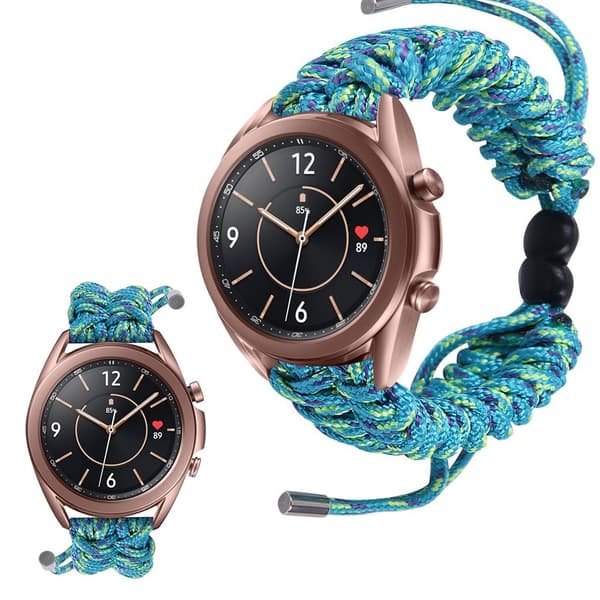 Samsung Galaxy Watch 3 (41mm) punottu ranneke - Järven Sininen Blue