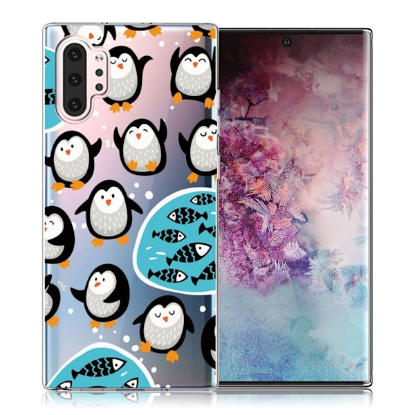 Deco Samsung Galaxy Note 10 Pro kuoret - pingviinit Multicolor