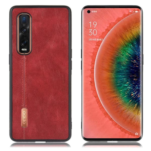 Admiral Oppo Find X2 Pro skal - Röd Röd