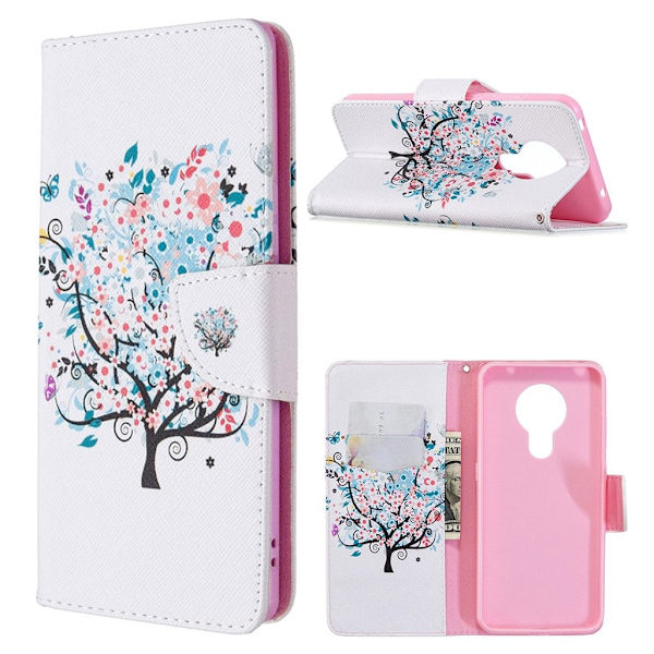 Wonderland Nokia 5.3 Etui - Blomstret Træ Multicolor