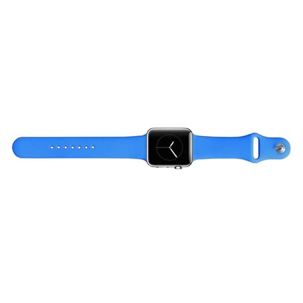Apple Watch Series 8 (45 mm) / Watch Ultra silikonrem (standardstørrelse) - Blå Blue