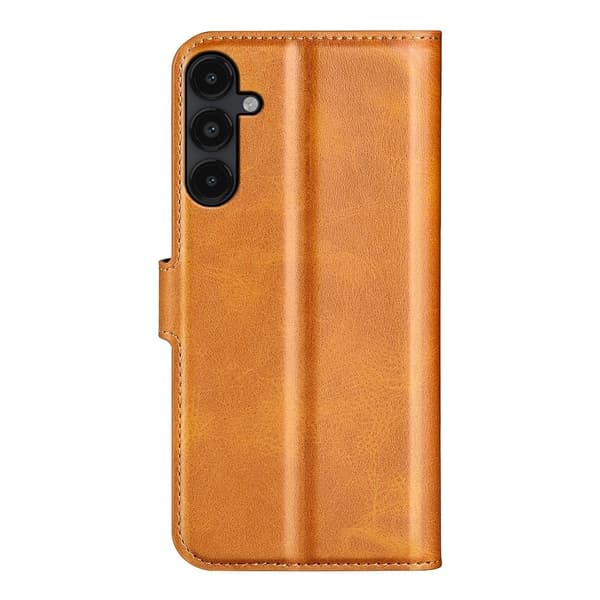 Læderetui med Pung til Samsung Galaxy M14 - Gul Yellow