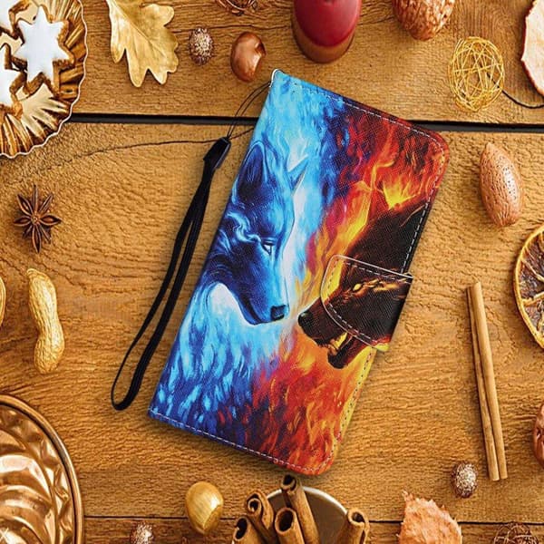 Wonderland Samsung Galaxy A02s Flip etui - Ulv Multicolor