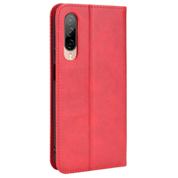 Bofink Vintage HTC Desire 22 Pro Læder Etui - Rød Red