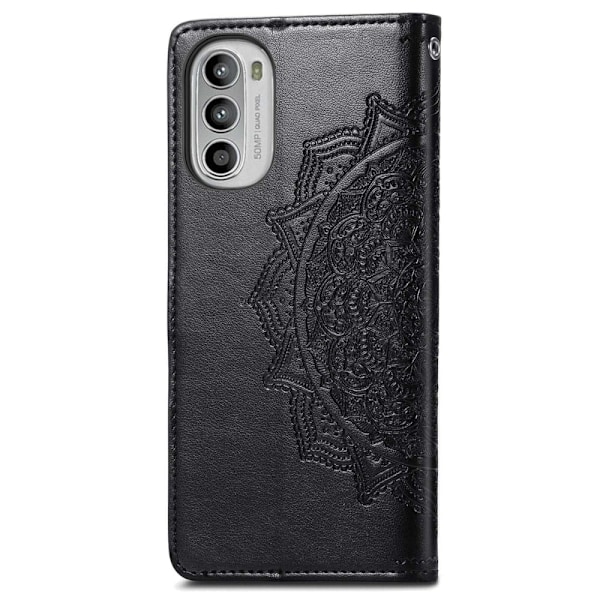 Mandala Motorola Moto G52 Flip Etui - Sort Black