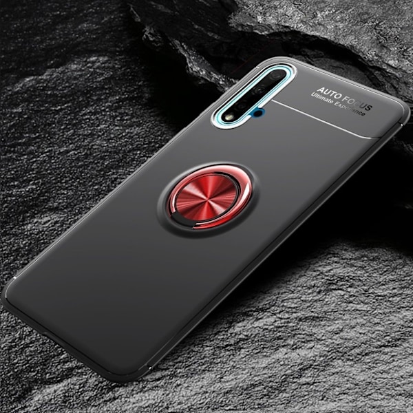 Ringo kuoret - Huawei Nova 5 - Musta / Punainen Black