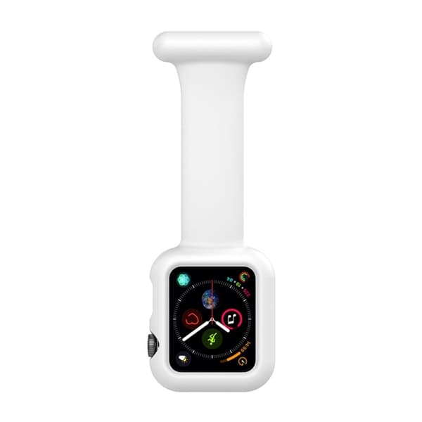 Apple Watch (45 mm) klokkerem i silikon - Hvit White