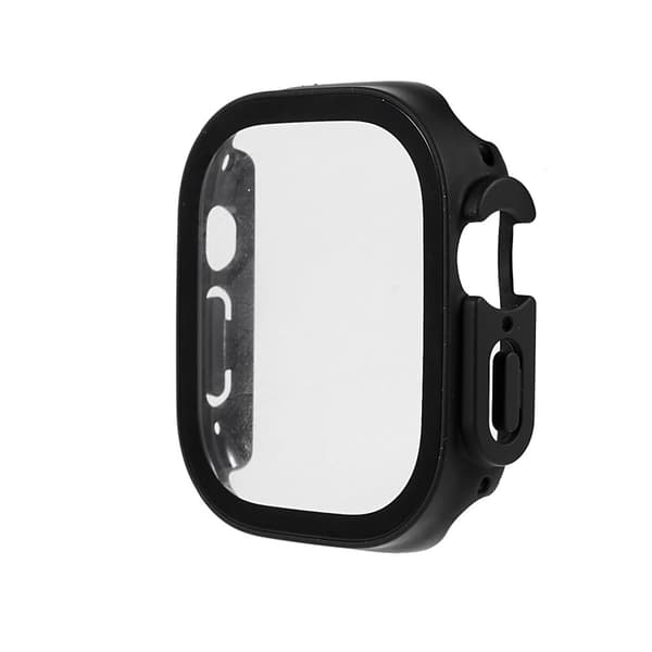 Apple Watch Ultra-cover med hærdet glas - Sort Black