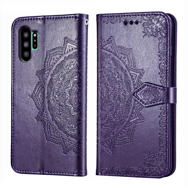 Mandala Samsung Galaxy Note 10 Pro Flip case - Lilla Purple