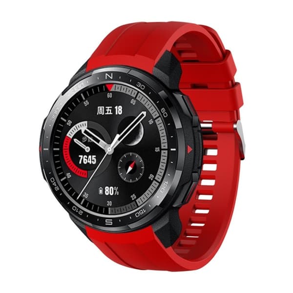 Honor Watch GS Pro silikonarmbånd - Rød Red