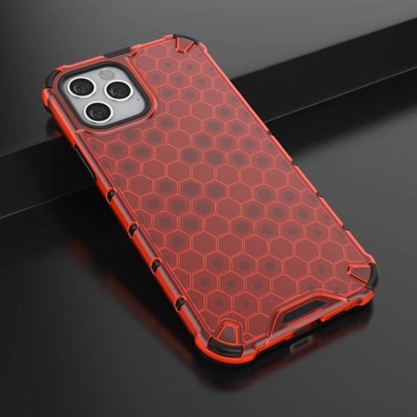 Bofink Honeycomb iPhone 12 / 12 Pro etui - Rød Red