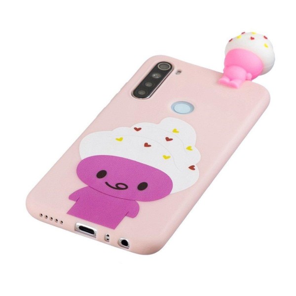 Cute 3D Samsung Galaxy A21 skal - Rosa Rosa