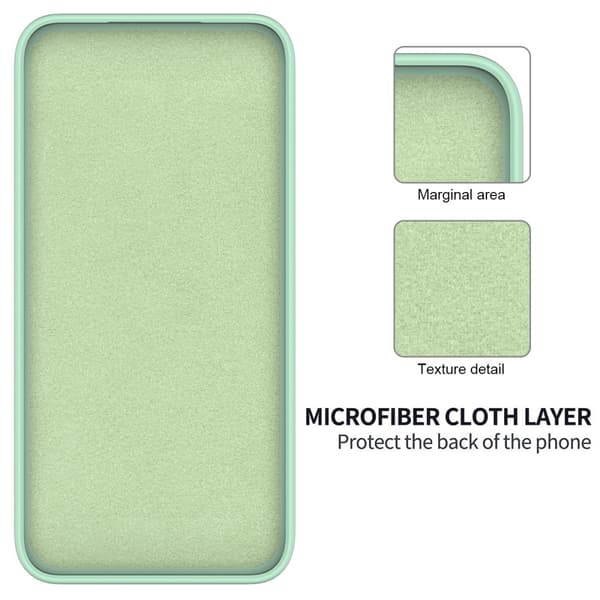 Matte Liquid Xiaomi Redmi Note 13 Pro 5G  silikone cover - Grøn Green