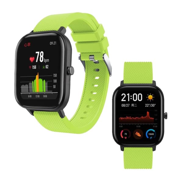 Amazfit Youth twill silikone Urrem - Grøn Green