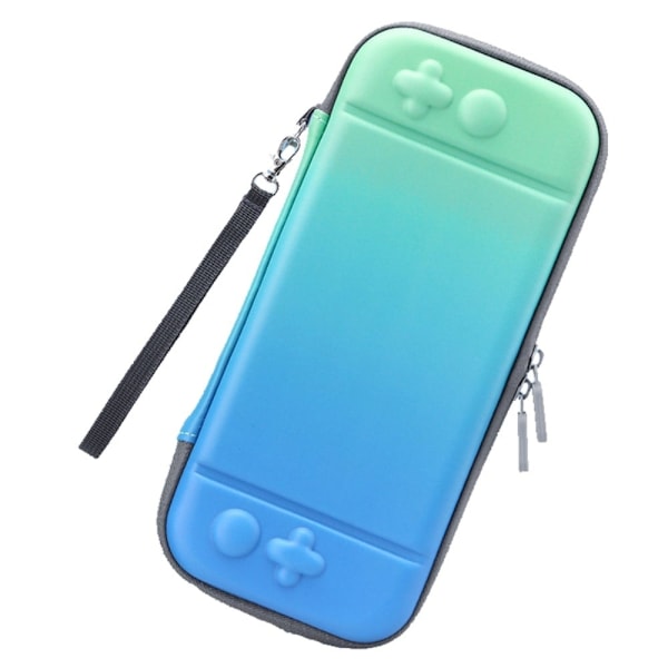 Nintendo Switch gradient farge PU skinnveske - Grønn / Blå Multicolor