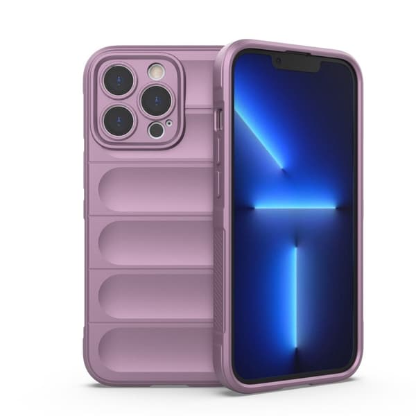 Deksel med mykt grep for iPhone 13 Pro - Lyselilla Purple