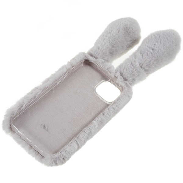 Bunny iPhone 14 Suojakuori - Vaalean Harmaa Silver grey
