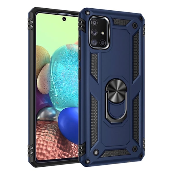Bofink Combat Samsung Galaxy A71 5G Etui - Mørkeblå Blue