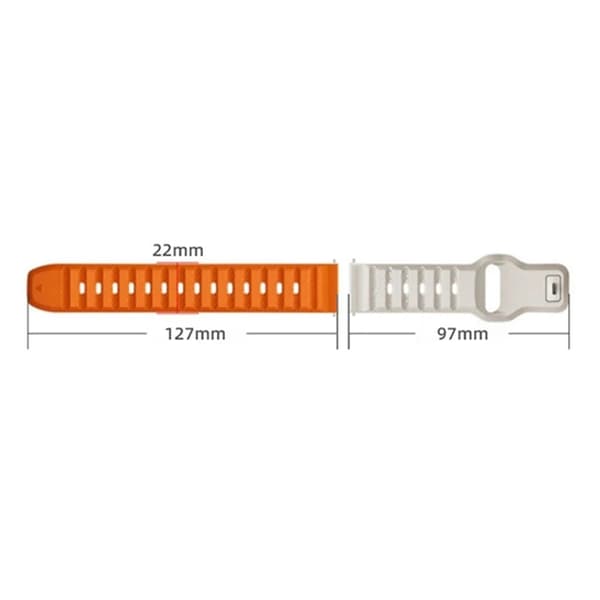 22mm Universal dot texture style - Ice Ocen Sininen Blue