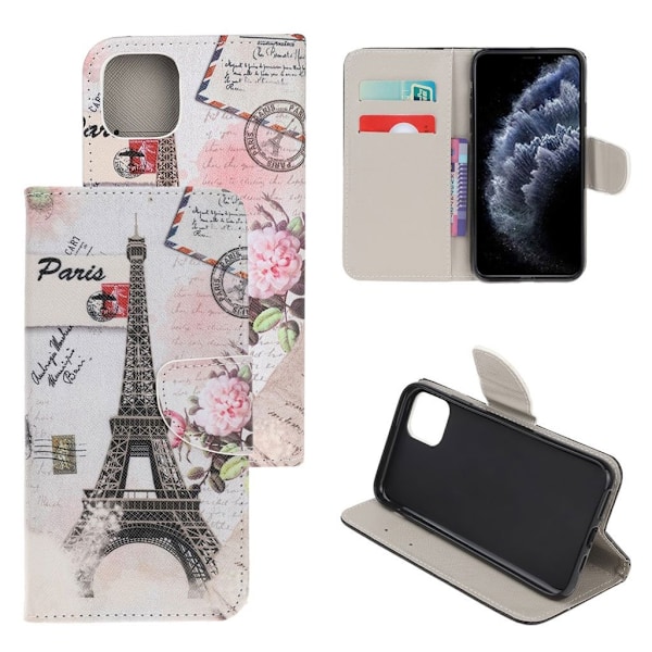 Wonderland iPhone 11 Pro Max kotelot -  Eiffel Torni Multicolor