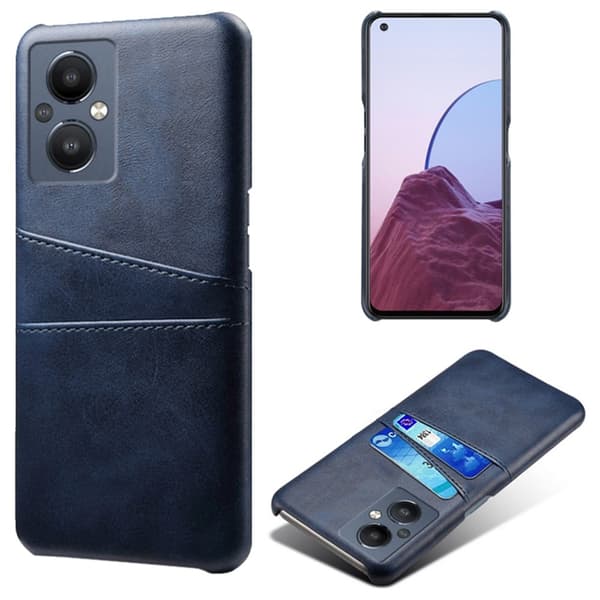 Dual Card Etui Oppo Reno7 Z / Nord N20 5g - Blå Blue