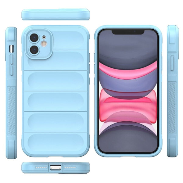 Blødt grebsformet iPhone 11 cover - Babyblå Blue