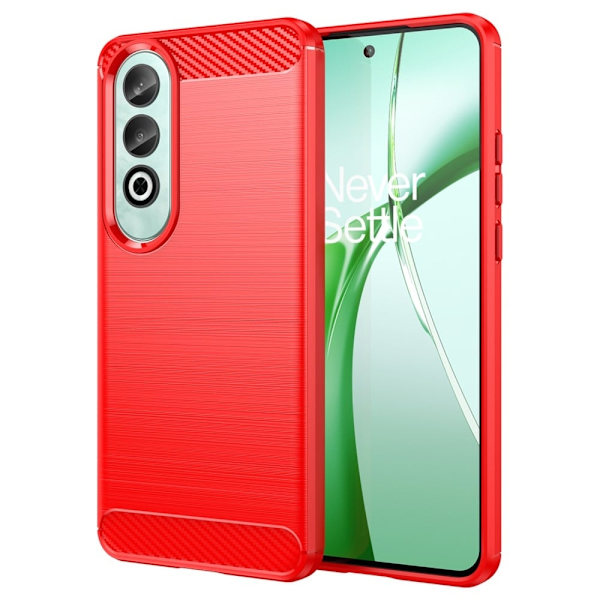 Carbon Flex OnePlus Nord CE4 cover - Rød Red
