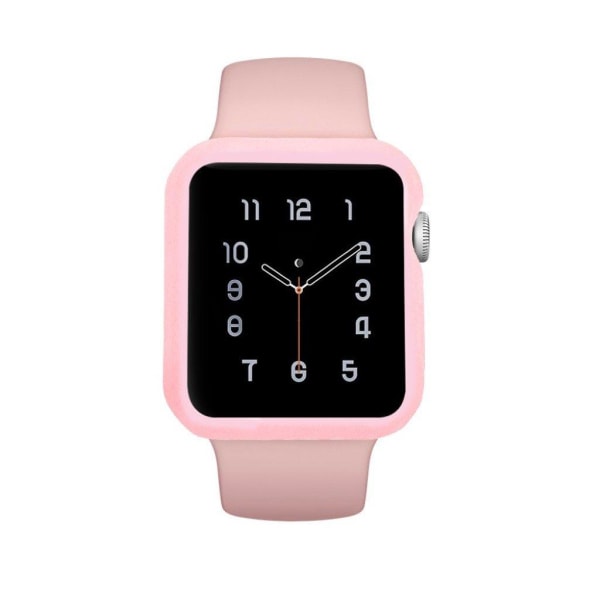 Apple Watch Series 3/2/1 42mm holdbart bumper frame - Rødguld Pink