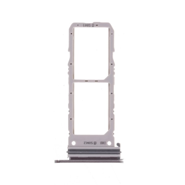Samsung Galaxy Note 10 OEM holder til dobbelt sim-kort - Grå Silver grey