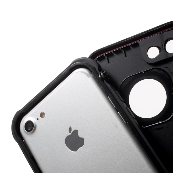 Redpepper iPhone 7 / 8 Joustava Vedenpitävä Kotelo - Musta Black